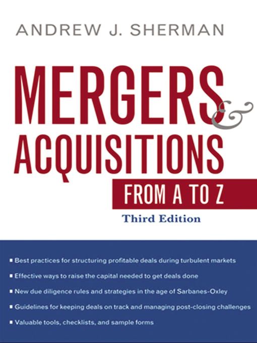 Title details for Mergers and Acquisitions from A to Z by Andrew Sherman - Wait list